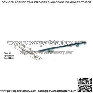 Single Axle - Double Eye Leaf Spring Hanger