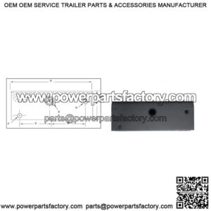 12" Slipper Leaf Spring Equalizer Bar