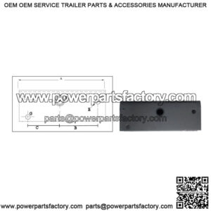 23-1/2" HD Slipper Leaf Spring Equalizer Bar