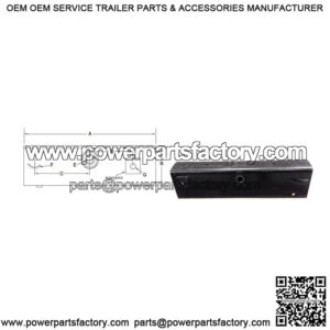 24-3/4" HD Slipper Leaf Spring Equalizer Bar, 10K