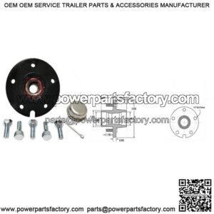 1-1/16" Bearing, 5 on 4.5" Bolt Wheel Hub Kit