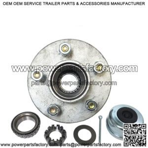 - KNOTT Galvanized Trailer Hub, 1-3/8"