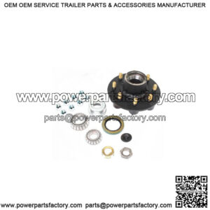 Hub Kit: 7k Axle, 8 on 6.5 w/EZ-Lube Cap & 9/16"-18 Studs