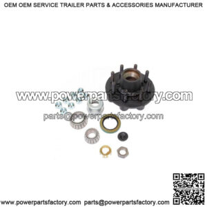 Hub Kit: 8k Axle, 8 on 6.5 w/EZ-Lube Cap & 5/8"-18 Studs