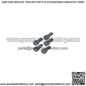 1/2" Trailer Lug Bolts, (5 pack)