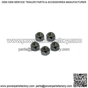 1/2" Trailer Lug Nuts, (5 pack)