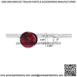 Rear Stud Mount Trailer Tail Light