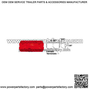 Red Clearance Marker Light