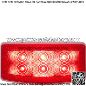 LED Right Hand Under 80" Wide Trailer Tail Light