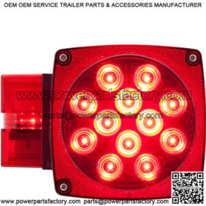 LED Left Hand Over 80" Wide Trailer Tail Light