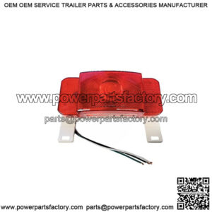 LED Low-Pro Left Hand RV Tail Light w/ White Base