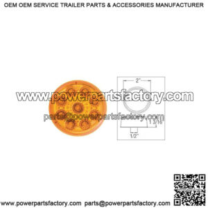 2" Amber Micro-Flex? LED Marker/Clearance Light