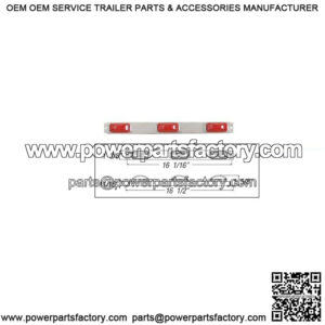 LED 3-Light Stainless Steel I.D. Bar