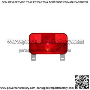 RV/Trailer Tail Light w/License Plate Bracket