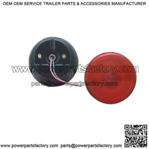 4" Round Stop/Turn/Tail Lamp, 2 Stud