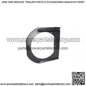 Painted Steel Round Light Mounting Bracket, 4"