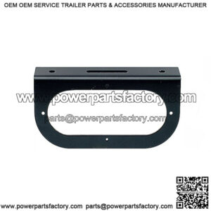 Painted Steel Oval Light Mounting Bracket, 6"