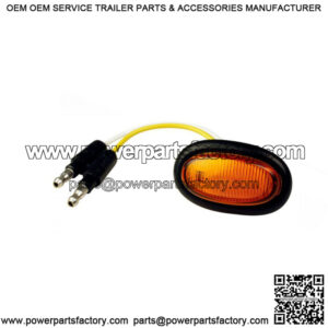 Micro Nova? Amber Oval LED Clearance Light w/ Grommet