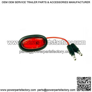 Micro Nova? Red Oval LED Clearance Light w/ Grommet, PC