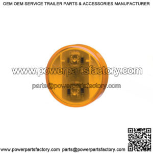 Super Nova? Amber Round LED Clearance Light, 2"