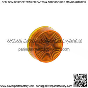 Hi Count? Amber Round 9 Diode LED Clearance Light, 2"