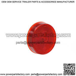Red Round Clearance Light, 2-1/2"