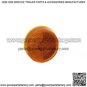 Hi Count? Amber Round LED Clearance Light w/ Reflector, 2-1/2"