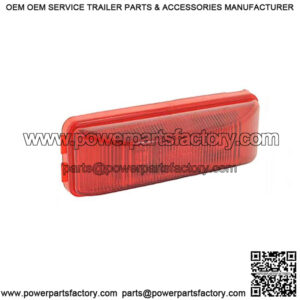 Hi Count? Red Rectangle LED Clearance Light, 4"