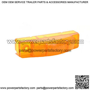 Super Nova? Amber Thin-Line Rectangle LED Clearance Light, PC 4"