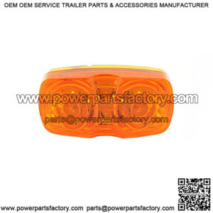 Hi Count? Amber Square Corner LED Clearance Light, 4"