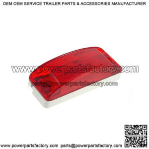 Red Resealable Turtleback? II Clearance Light w/ Reflector