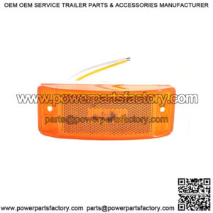 Hi Count? Amber Turtleback? II LED Clearance Light w/Reflector