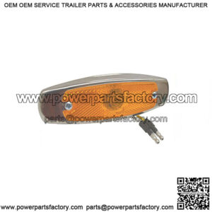 Super Nova? Amber LED Low-Profile Clearance Light w/ Bezel