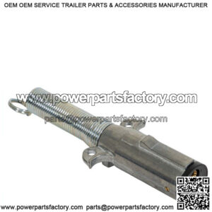 2-Pole Male Trailer End Plug, Vertical