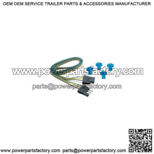 18" 4-Flat Plug Extension w/ Wire Taps