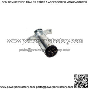 Round 6-Pole Trailer End Connector