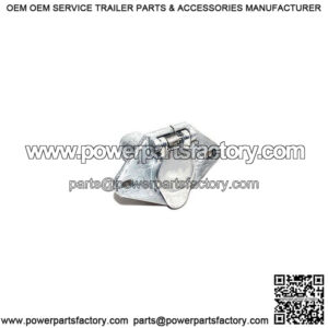 Round 6-Pole Vehicle End Metal Socket