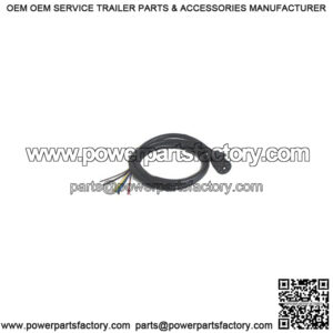 7-Pole RV Blade Trailer End Plug & 6' Cable