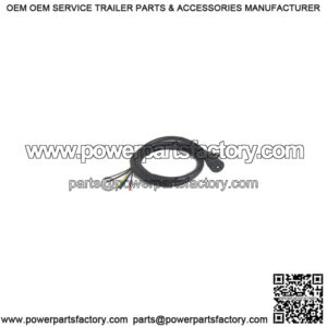 7-Pole RV Blade Trailer End Plug & 11' Cable