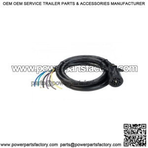 7-Pole RV Blade Trailer End Plug & 6' Cable, Auto-Code