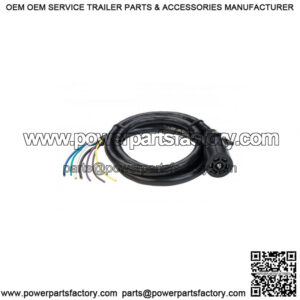 7-Pole RV Blade Trailer End Plug & 8' Cable, Auto-Code