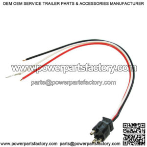 Tail Light Straight 3-Pole Plug