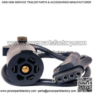 7-RV Blade Vehicle to 5-Flat Trailer Adapter w/18" Lead