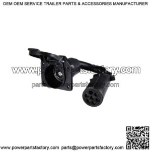 7-Pin Vehicle to 7-Blade RV Trailer Adapter