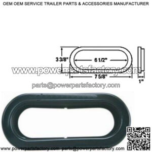 6-1/2" Oval Light Grommet