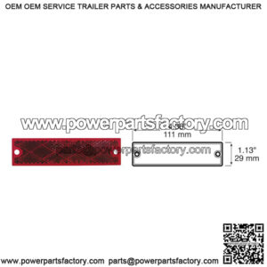 Red Reflex Reflectors (2 pack)