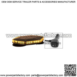 Hexagonal LED Amber Light Bar 17"