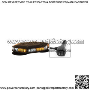 Hexagonal LED Amber/Clear Light Bar 17"