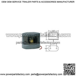 Model26? Gray ABS License Plate Lamp