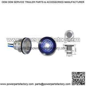 Blue LED Utility / Livewell Light with Pigtail